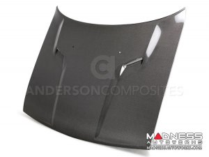 Dodge Challenger Hood by Anderson Composites- Carbon Fiber 
